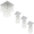 Kit 3 Lustres Clearcrillic Quadrado + Marrycrilic Oferta!!
