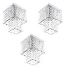 Kit 3 Lustres De Cristal Acrilico Marrycrilic Belissimo!
