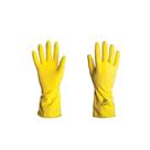 Kit 3 Luva Látex Amarela Forrada Anti-Derrapante G - 9"