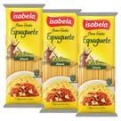 Kit 3 Macarrão Isabela Sêmola Sem Ovos Espaguete 1kg