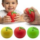 Kit 3 Maçãs Squishies Brinquedos Macios Para Apertar E Relaxar Atacado