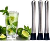 Kit 3 Maceradores Socador De Caipirinha Drinks Cozinha Inox