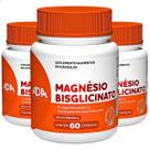 Kit 3 Magnésio Bisglicinato puro 180 Cápsulas Concentração Suplemento Alimentar Natural BemEstar Kit 3 Magnésio Bisglicinato puro 180 Cápsulas Concentração Suplemento Alimentar Natural BemEstar