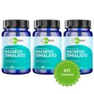 Kit 3 Magnésio Dimalato 1200mg QualyNutri Suplemento 180 Cápsulas
