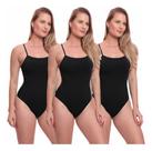 Kit 3 Maiôs Natação Hidroginástica Regulagem Piscina Fitness