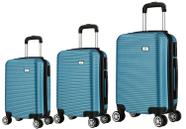 Kit 3 Mala de Viagem Bordo Padrão ANAC P+, Média e Grande