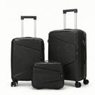 Kit 3 Mala e Frasqueira De Viagem 16" 20" 24" 10kg e 23kg Bordo Despacho P5 Polipropileno Kit 3 Mala e Frasqueira De Viagem 16" 20" 24" 10kg e 23kg Bordo Despacho P5 Polipropileno