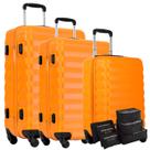 Kit 3 Malas de Viagem 1 Bordo 1 Media e 1 Grande Para Despachar 23kg Originais Sestini com Garantia Vitalícia