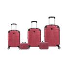 Kit 3 Malas de Viagem ABS PP P M 2 Frasqueiras Reforçados