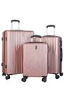 Kit 3 malas de viagem Abs Toronto