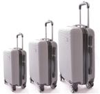 Kit 3 Malas De Viagem Bordo, Média e Grande Em Abs C/ Rodinhas 360º