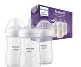 Kit 3 Mamadeira Pétala 3.0 260ml Transparente Philips Avent