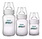 Kit 3 Mamadeiras Classic 125 260 e 330ml Anticolica Avent - Philips Avent Kit 3 Mamadeiras Classic 125 260 e 330ml Anticolica Avent - Philips Avent