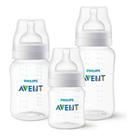 Kit 3 Mamadeiras Clássica Anticólica 125/260/330ml - PHILIPS AVENT