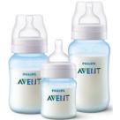 Kit 3 Mamadeiras Classica Azul 125ML 260ML e 330ML Philips AVENT SCY119/20