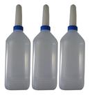 Kit 3 Mamadeiras De Bezerro Bico De Pvc 2 Litros Sgamaq