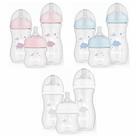 Kit 3 Mamadeiras Easy Flow Nuvem Anticólica 120, 270 E 330ML BUBA