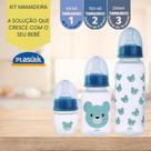 KIT 3 MAMADEIRAS PLASUTIL 40ml, 150ml e 250ml KIT 3 MAMADEIRAS PLASUTIL 40ml, 150ml e 250ml