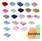 Kit 3 Mantas Bebe MicroFibra Confort 90x110cm - Pequenos Defeitos - 100% poliéster