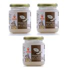 Kit 3 Manteiga de Coco Orgânica Saudável Vegana Onveg 210g