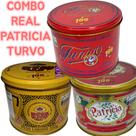 KIT 3 Manteigas - REAL - PATRICIA - TURVO - Latas 500g Sem conservantes - 100 Anos pura Tradição