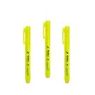 Kit 3 Marca Texto Goller Amarelo Fluorescente