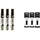 Kit 3 Marcadores Para Quadro Branco + 3 Refil Pilot V-board Master Preto Kit 3 Marcadores Para Quadro Branco + 3 Refil Pilot V-board Master Preto