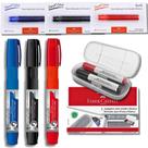 Kit 3 Marcadores Quadro Branco Recarregável + Refil + Apagador FABER-CASTELL