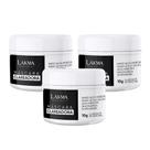 Kit 3 Máscara Clareadora Facial Antidade Esfoliante 10g Lakma