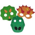 Kit 3 Máscaras Dinossauro Festa Infantil