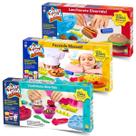 Kit 3 Massinha de Modelar Moldes Variados Diver Massa
