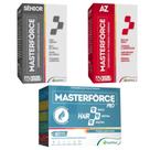 KIT 3 Masterforce Hair + Senior + AZ 60 cápsulas