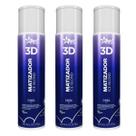 Kit 3 Matizador 3D Ice Blond Cinza 300ml Magic Color