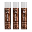 Kit 3 Matizador 3D Mocha Mousse Marrom Chocolate 300ml Magic Color