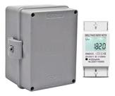 Kit 3 Medidor monofásico geração consumo 110/220v + Caixa