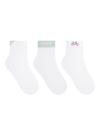 Kit/3 Meia Cano Curto Selene 4952-001 Feminina Eportiva T. 34/39