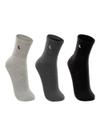Kit/3 Meia Cano Médio Lupo 03148-089 Masculina Sport Algodão T. 37/40 41/44