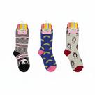 Kit 3 Meia Dedo Dedão Colorida Cano Médio Chinelinho Ninja