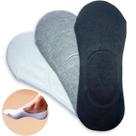 Kit 3 Meia Invisível Feminina Respirável Sapatilha Soquete