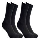 Kit 3 Meia Social 100% Algodão Masculino Mash Longa 231.04 Tamanho:39-42Cor:Preta