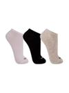Kit/3 Meia Soquete Trifil T06227 Unissex Invisível Algodão T. 35/38 39/43