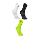 Kit 3 Meias corrida meia run esportiva cano alto respirável, meia alta performance e desempenho conforto tecnologia