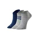 Kit 3 Meias She Lisas e Listradas Feminino
