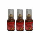 Kit 3 mel com propolis roma e gengibre 30ml natural apicola