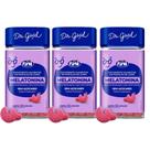 Kit 3 Melatonina Sabor Morango 3x120 Gomas Fini Dr Good
