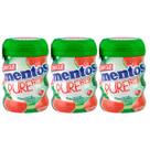 Kit 3 Mentos Pote Pure Fresh Melancia Goma de Mascar Sem Açucar