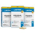 kit 3 meses Cálcio + Vitamina D3 Lavitan Cimed 60 Comp