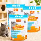 Kit 3 Micro Silica Higienica 4,8Kg Gato Areia Cristal Oferta