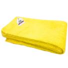 Kit 3 microfibras 330gsm 37x37 corte a laser detailer amarela sem costura