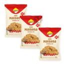 Kit 3 Mini Maisena Integral 100G Diet Zero Lactose Biscoito Bolacha